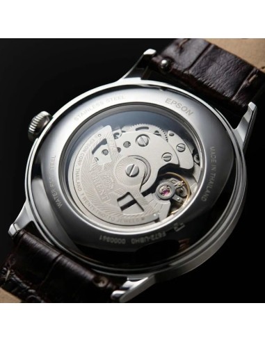 reloj automático hombre Orient Bambino Arabic Dial "Oasis Teal" RA-AC0035E 40.5m correa de cuero cal. F6724